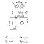 Webert Opera Bateria umywalkowa podtynkowa jednouchwytowa chrom OA830606.015