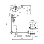 Zucchetti Agora Bateria Bidetowa Jednootworowa chrom ZAG605