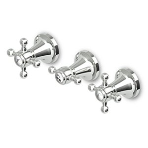 Zucchetti Agora Bateria Wannowo-natryskowa Podtynkowa z przełącznikiem elementy zewnętrzne chrom ZAG695