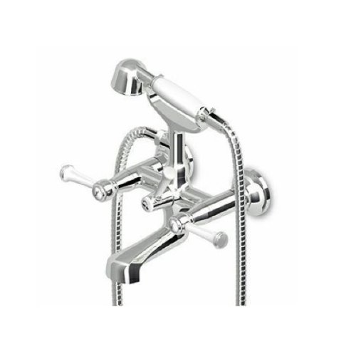 Zucchetti Agora Bateria wannowo-natryskowa naścienna chrom ZAM254