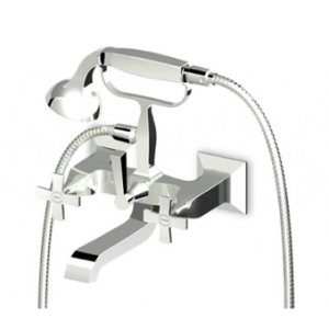 Zucchetti Agora Classic Bateria Wannowo-natryskowa naścienna chrom ZB1228