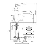 Zucchetti Bellagio Bateria Umywalkowa Jednouchwytowa ZP3193