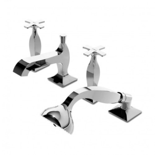 Zucchetti Bellagio Bateria Wannowa 4-otworowa do Montażu na Brzeg Wanny chrom ZB1441